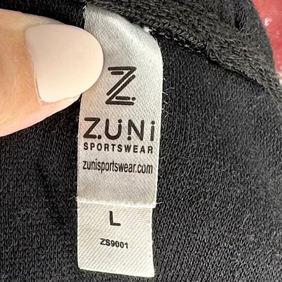 Tuned In Tokyo Wavy Hoodie Black Large (Zuni Sportswear) - Picture 7 of 8